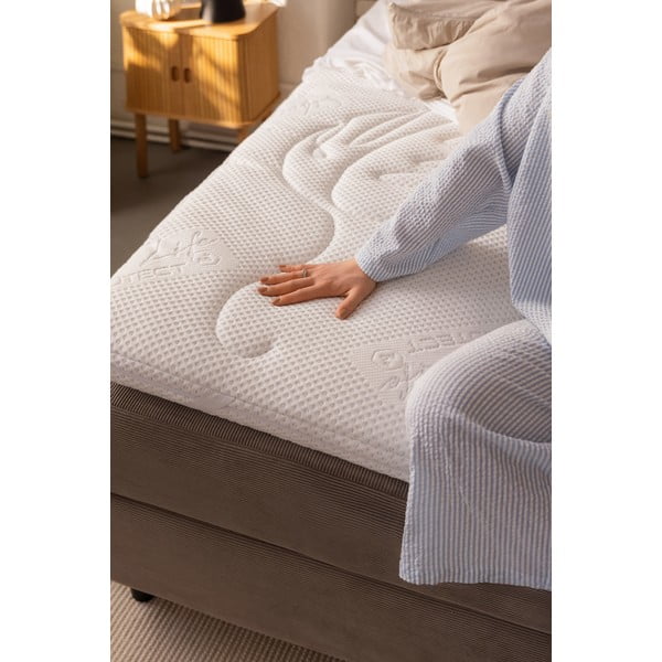 Közepes keménységű hab topper fedőmatrac 160x200 cm Moon Wave – Bonami Selection-image-1