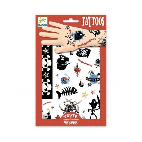 Kalózok tetoválás szett - Djeco-image-1