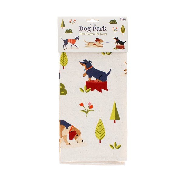Pamut konyharuha 70x50 cm Dog Park – Rex London-image-2