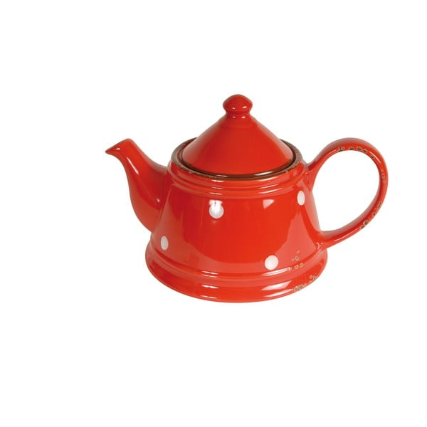 Tea Red piros kerámia teáskanna - Antic Line