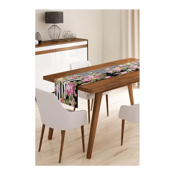 Elegant Flowers mikroszálas asztali futó, 45 x 145 cm - Minimalist Cushion Covers