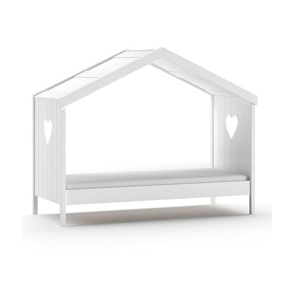Fehér házikó alakú gyerekágy 90x200 cm Amori - Vipack-image-4