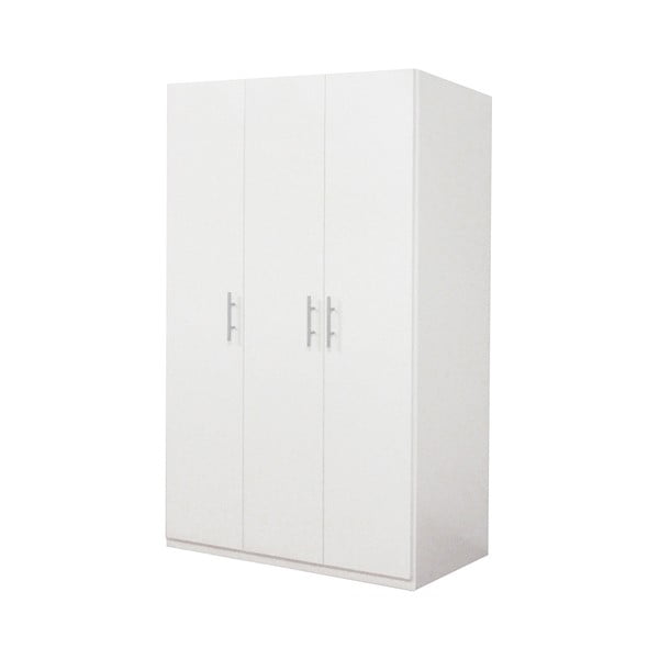 Home fehér háromajtós ruhásszekrény, 53 x 202 cm - Evergreen House