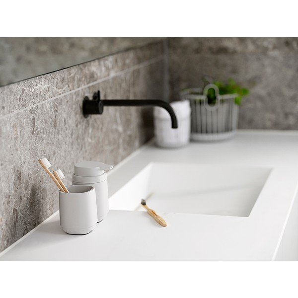 Világosszürke beton fogkefetartó pohár Time – Zone-image-1