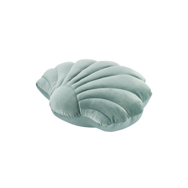 Shell zöld bársony díszpárnahuzat, 27 x 32 cm - Westwing Collection-image-2