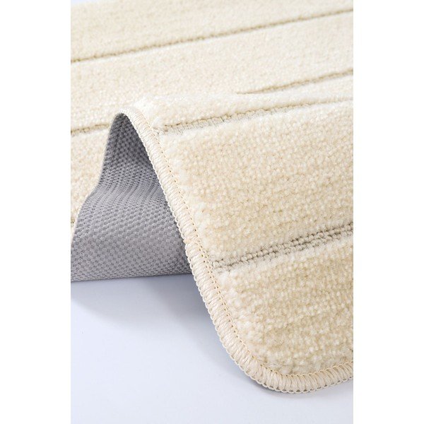 Krémszínű fürdőszobai kilépő szett 2 db-os 50x80 cm Yeni Cizgli – Foutastic-image-3