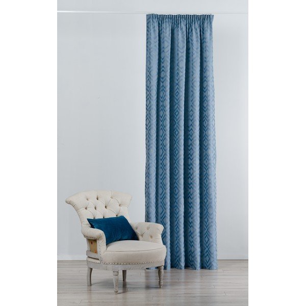 Kék függöny 140x245 cm Giuseppe – Mendola Fabrics-image-1