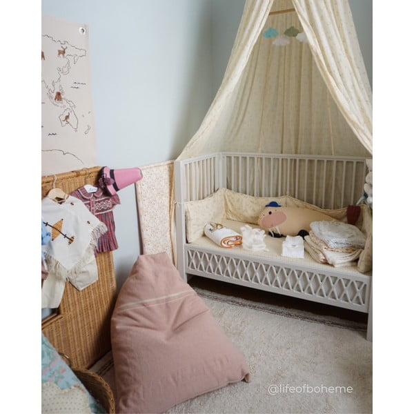 Törtrózsaszín gyerek babzsák Cleo Vintage Nude – Lorena Canals-image-1