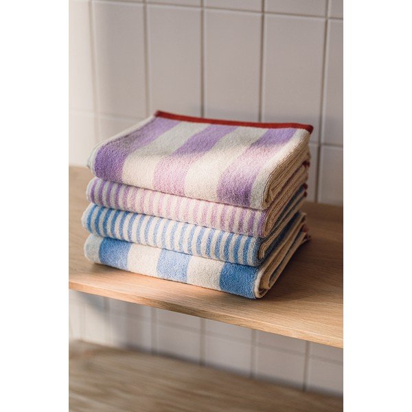 Barna-krémszínű frottír pamut törölköző 50x80 cm Gobo – noo.ma-image-1