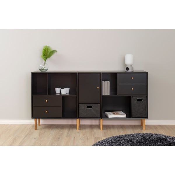 Fekete fiókos modul 43x33 cm Z Cube - Tenzo-image-1