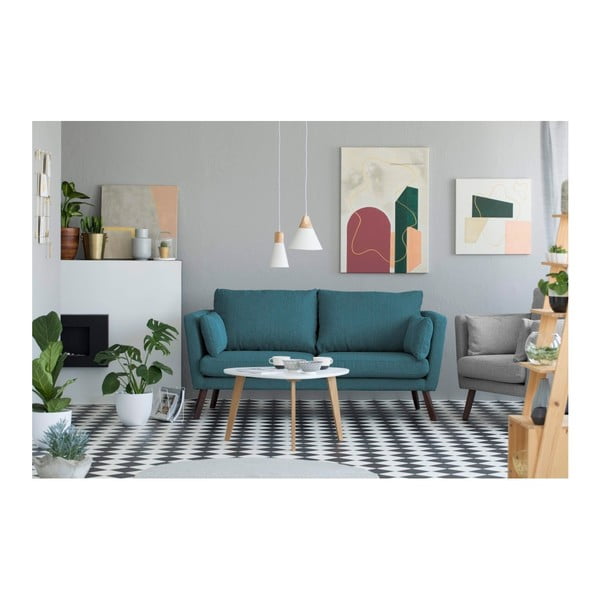Elena türkiz háromszemélyes kanapé - Mazzini Sofas-image-3