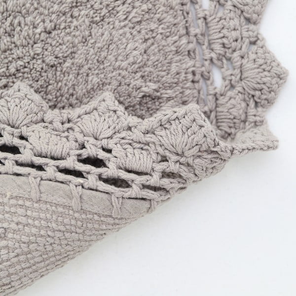 Szürke mosható kerek szőnyeg ø 110 cm Perla – Nattiot-image-1