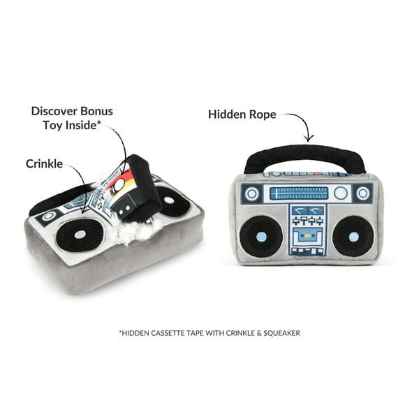 Játék kutyáknak Tape recorder with sewn-in cassette - P.L.A.Y.-image-3