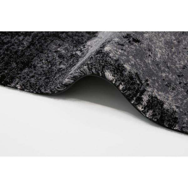 Sötétszürke gyapjú szőnyeg 200x300 cm Bran – Agnella-image-2