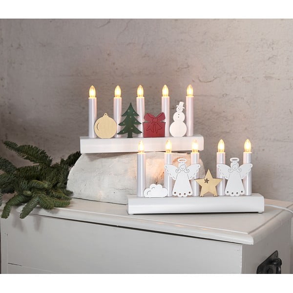 Fehér karácsonyi fénydekoráció Julia – Star Trading-image-3