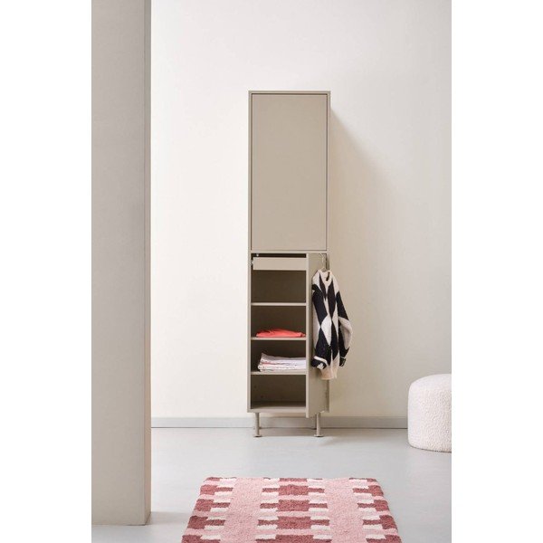 Bézs MDF ruhásszekrény 50x210x55 cm Kipp – Jotex-image-2