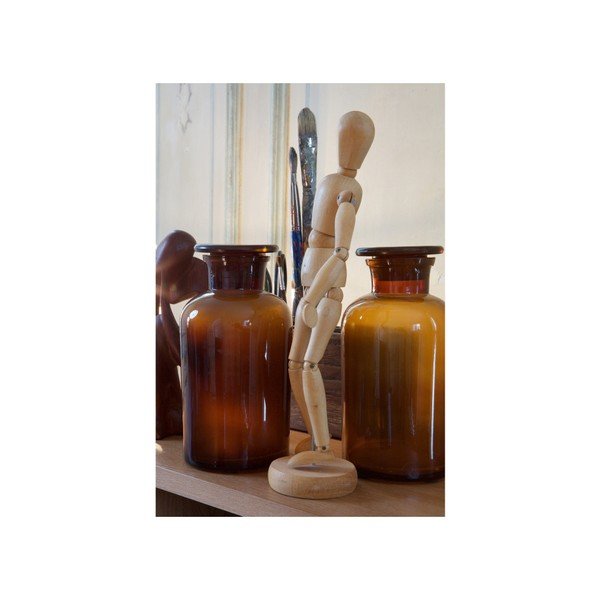 Pharmacy üvegedény dugóval, 1 l - BePureHome-image-1