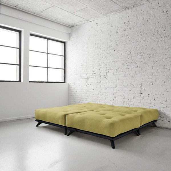 Black/Avocado Green lábtartó - Senza-image-3