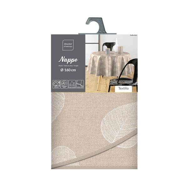 Lemosható asztalterítő ø 160 cm Feuillys – douceur d'intérieur-image-4