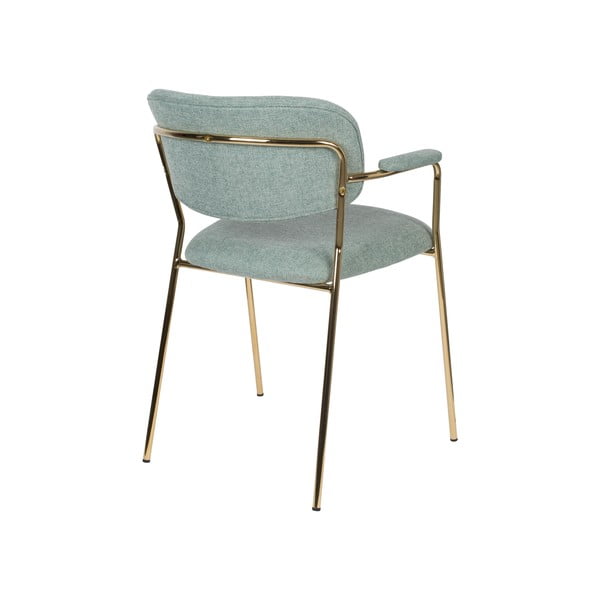 Világoszöld étkezőszék szett 2 db-os Jolien – White Label-image-4