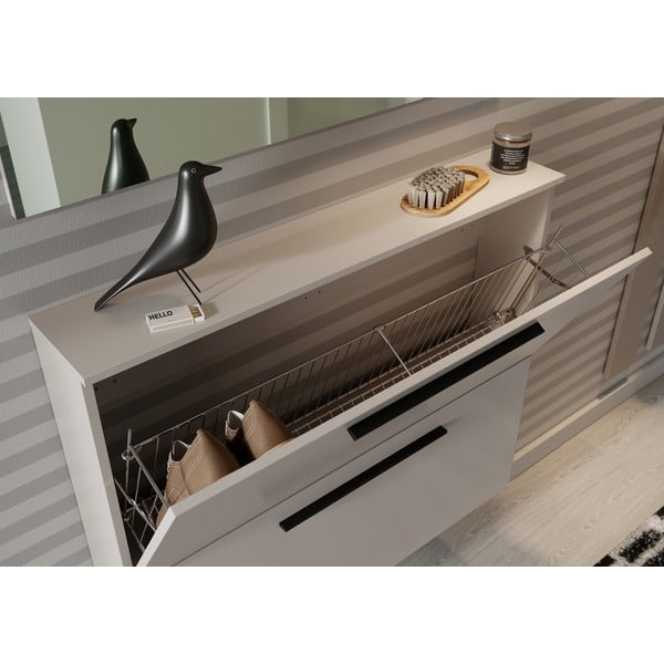 Szürkésbézs függő ciptartó billenő fiókokkal Utah - Germania-image-1