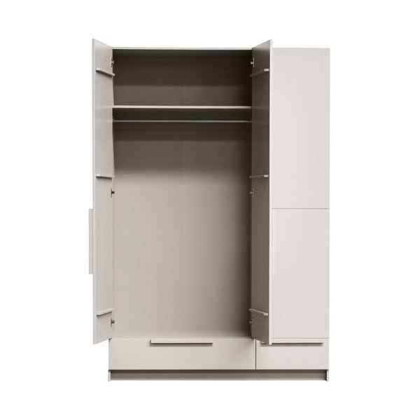 Krémszínű borovi fenyő moduláris szekrény 142x215 cm Pure – WOOOD-image-2