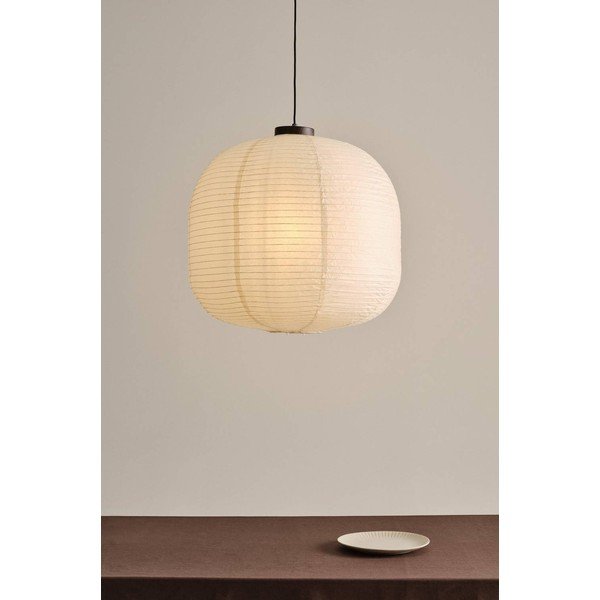 Bézs papír függőlámpa ø 65 cm Selma – Jotex-image-1