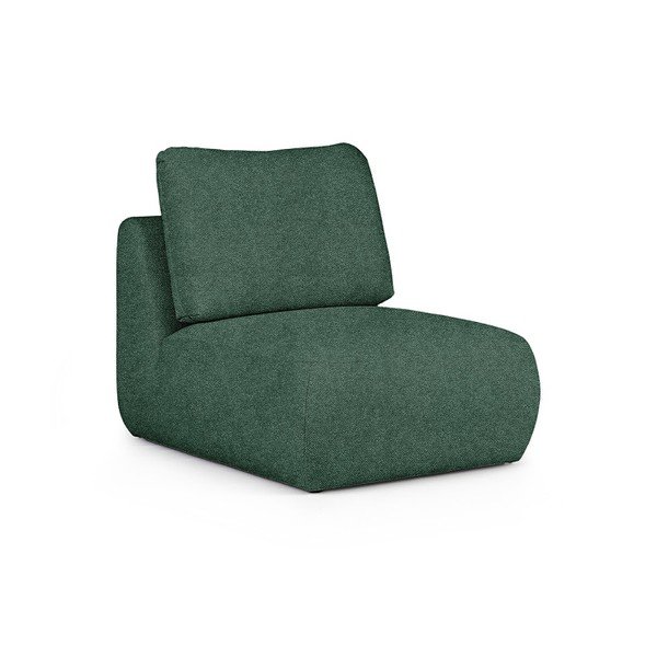 Zöld buklé fotel Mirel – Rodier