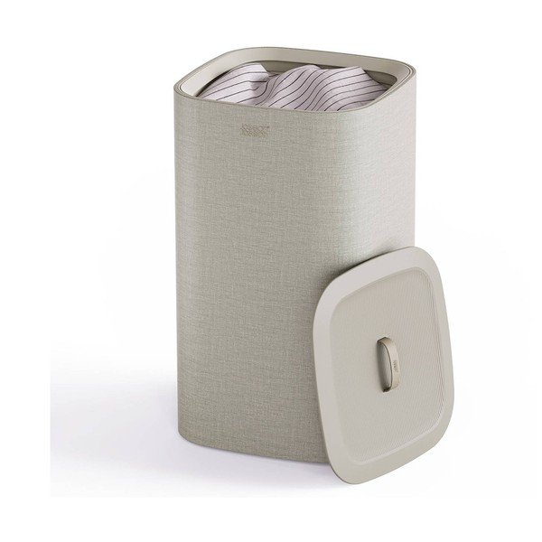 Bézs textil szennyeskosár 60 l Tota One – Joseph Joseph