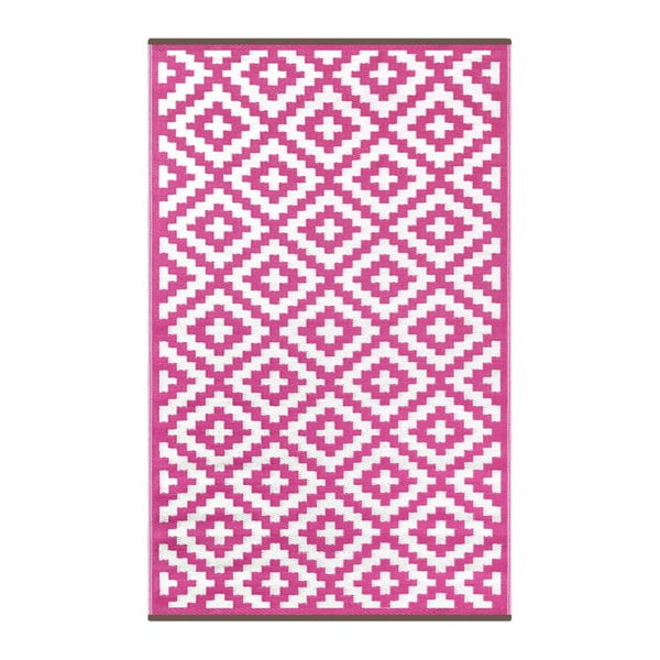 Enough rózsaszín-bézs, kül- és beltérre is alkalmas, kétoldalas szőnyeg, 150 x 240 cm - Green Decore