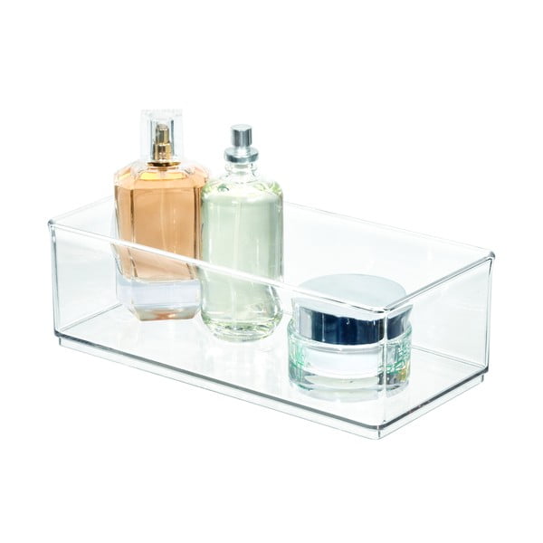 Átlátszó tárolódoboz, 11,9 x 24 x 8,1 cm - iDesign The Home Edit-image-3