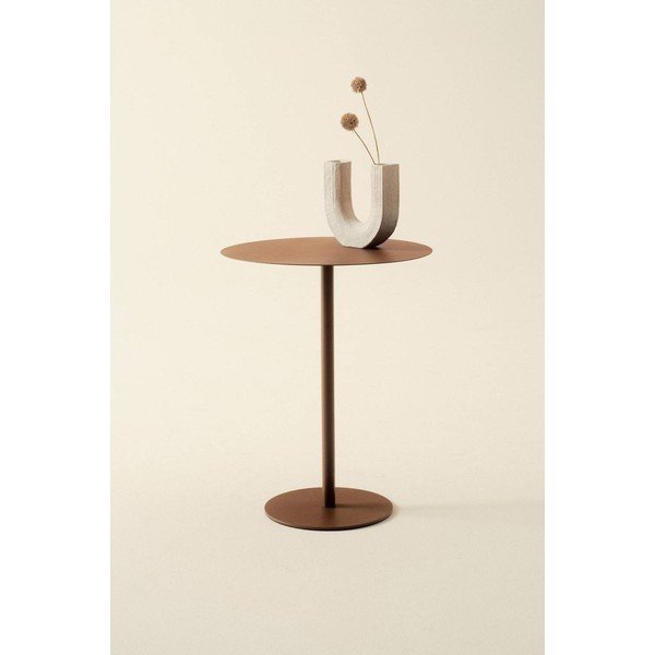 Fém kerek tárolóasztal ø 40 cm Heby – Jotex-image-1