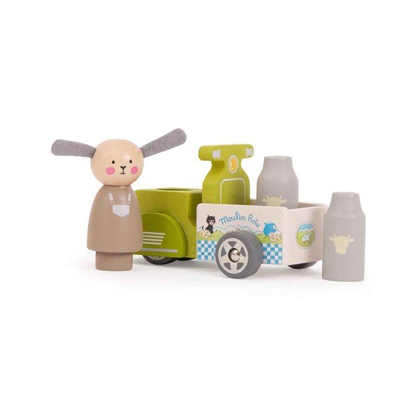 Fa játék Milk Delivery - Moulin Roty-image-2