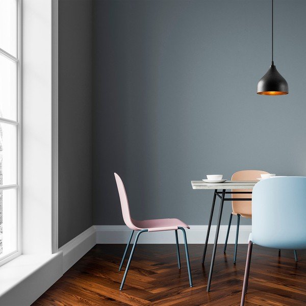 Fekete függőlámpa fém búrával ø 18 cm Tattoo – Opviq lights-image-1