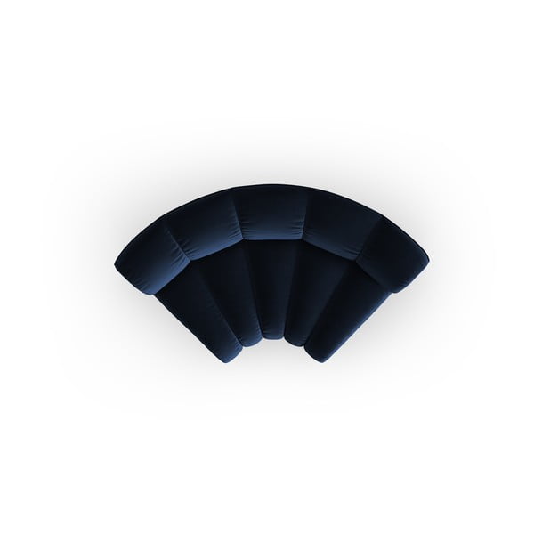 Kék bársony kanapé modul (variálható sarok) Lupine – Micadoni -image-2