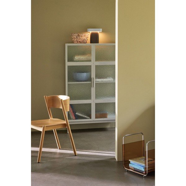 Fehér fém tálalószekrény 92x151 cm Plex – Hübsch-image-1