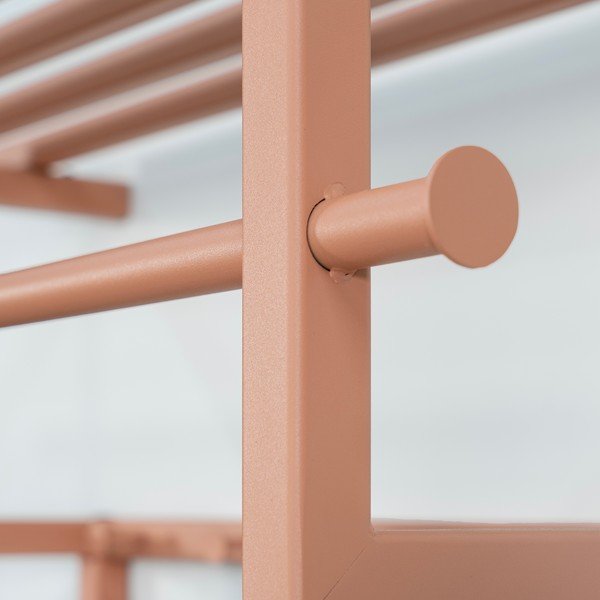 Lazacszínű fém fali fogas polccal 76 cm Rizzoli – Spinder Design-image-3