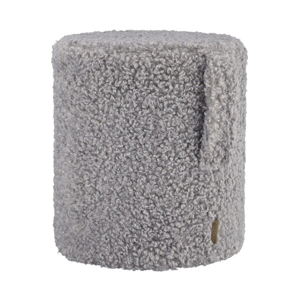 Szürke buklé puff Teddy – Blomus