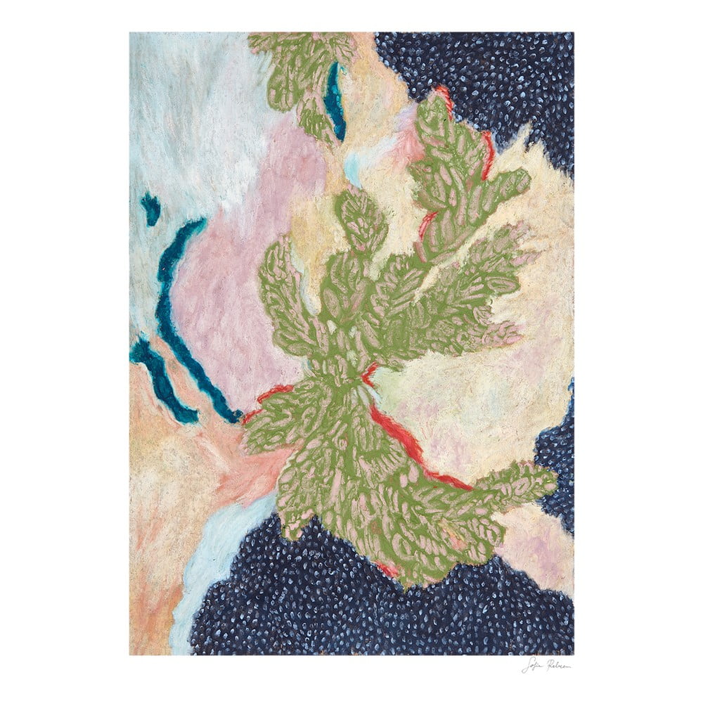 Poszter 50x70 cm Little Green – Sofie Rebecca Iversen – The Poster Club