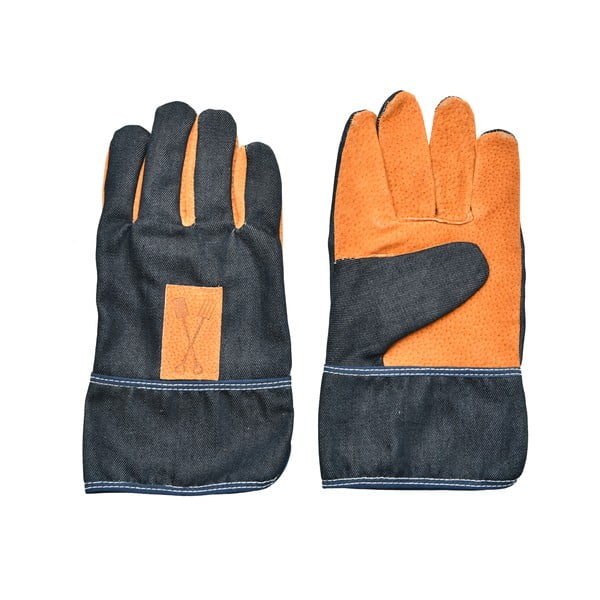 Denim kék-narancssárga kerti kesztyű - Esschert Design-image-3