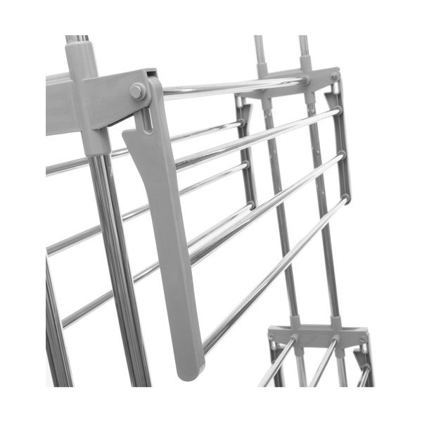 Gurulós szürke ruhaszárító állvány - InnovaGoods-image-3