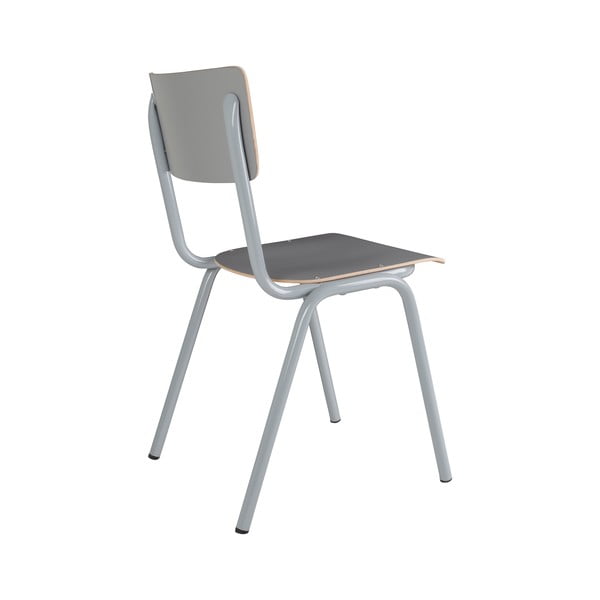 Szürke étkezőszék szett 4 db-os Back to school – Zuiver-image-3