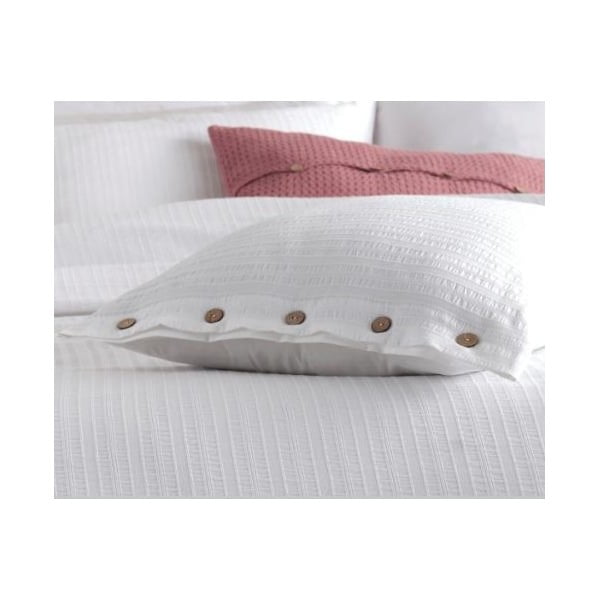 Fehér egyszemélyes renforcé pamut ágyneműhuzat 140x200 cm Como Striped – Mila Home Luxury-image-4