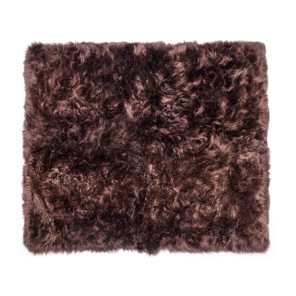 Zealand Sheep sötétbarna bárányszőrme szőnyeg, 130 x 150 cm - Royal Dream