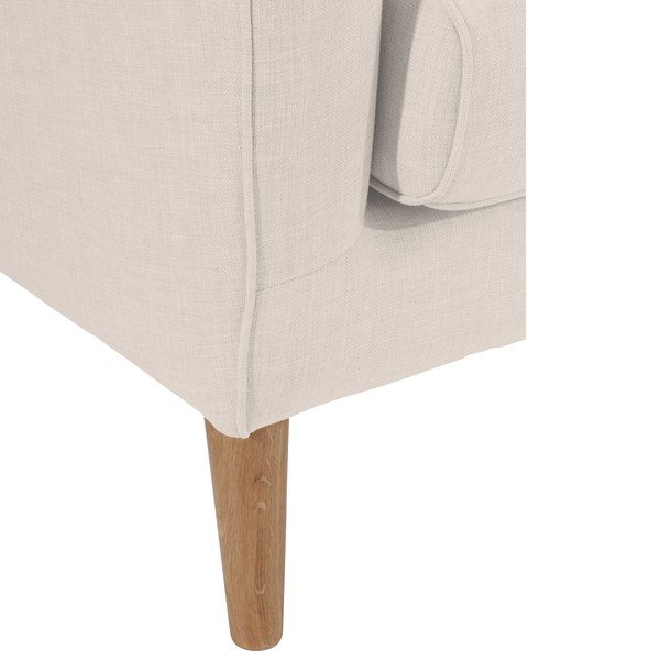 Linen krémszínű füles fotel - Max Winzer-image-3