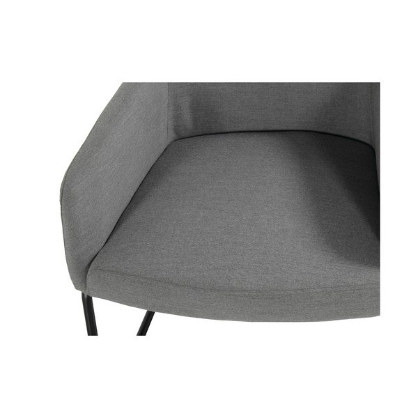 Szürke párnázott kerti fotel lábtartóval Chris – Hartman-image-3