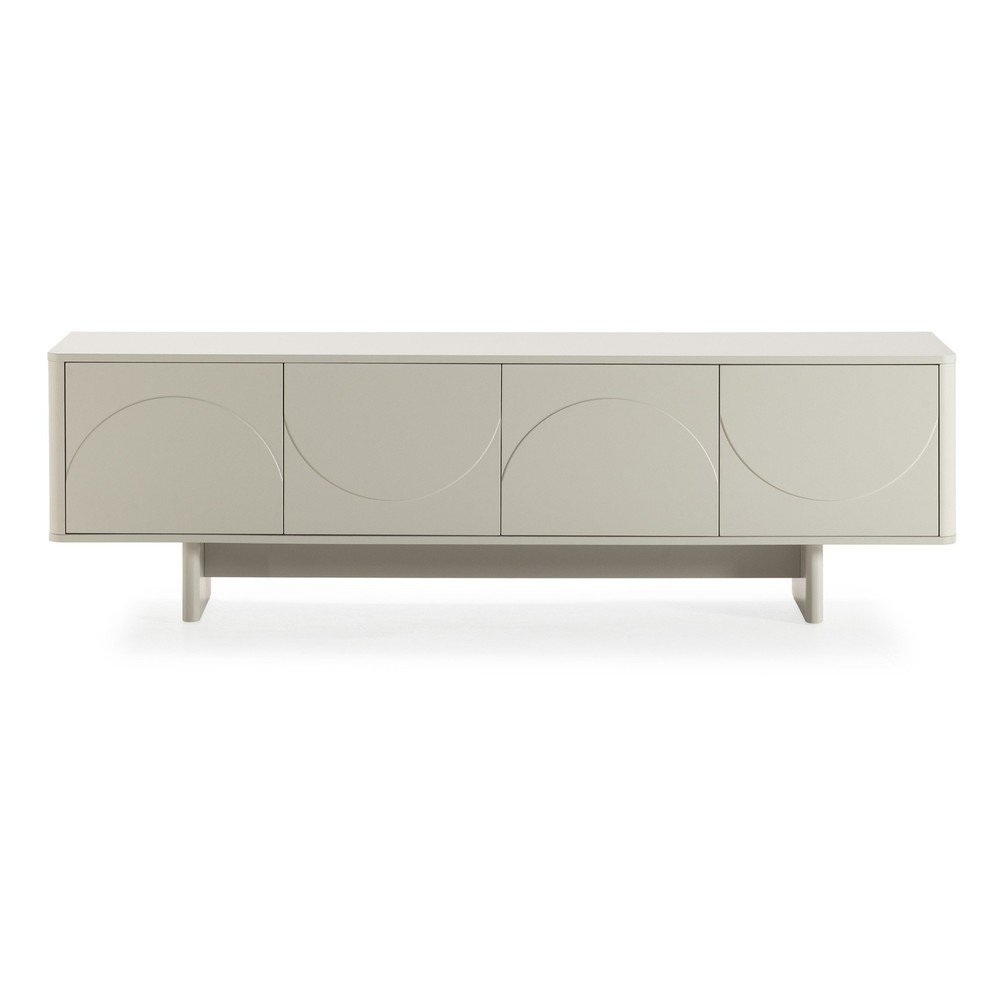 Krémszínű TV-állvány 180x55x40 cm Solei – MOME