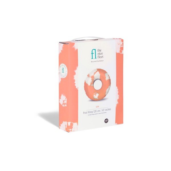 Goa narancssárga felfújható úszógumi, ø 120 cm - The Nice Fleet-image-2