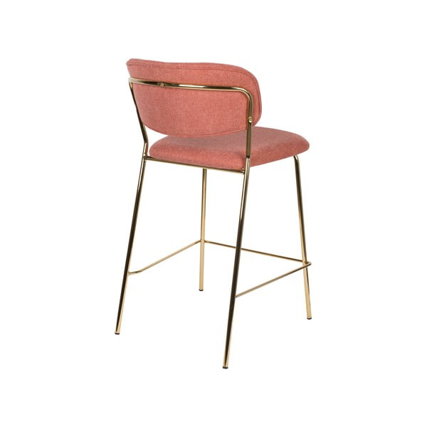 Rózsaszín bárszék szett 2 db-os 89 cm Jolien – White Label-image-4