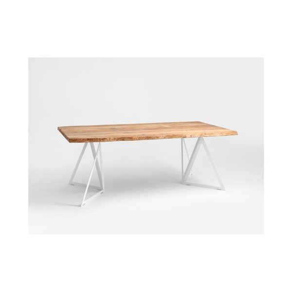 Sherwood étkezőasztal tölgyfa asztallappal, 180 x 90 cm - Custom Form-image-2